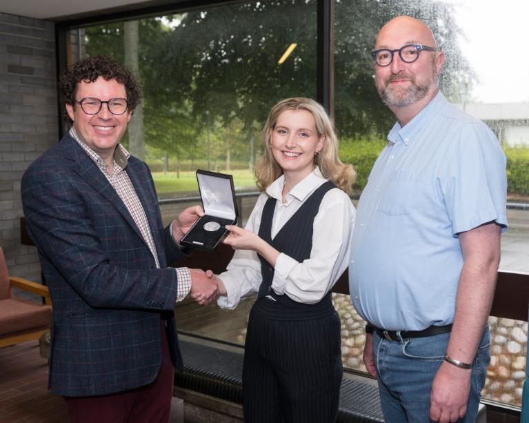 Roebuck Medal ceremony, academics and PhD student